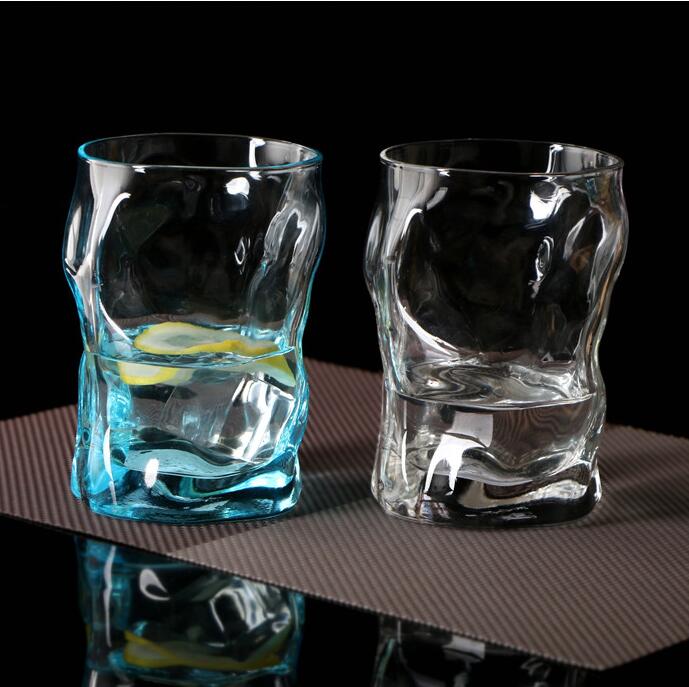 彩色耐热水杯玻璃杯