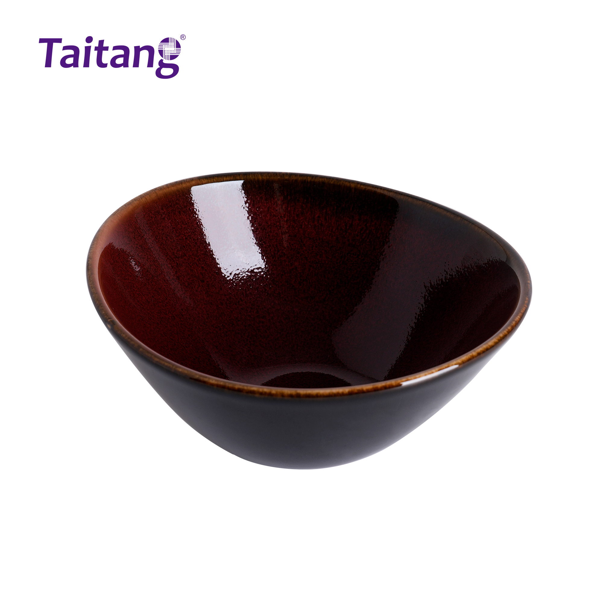 色釉窑变陶瓷餐具-7"矩形碗