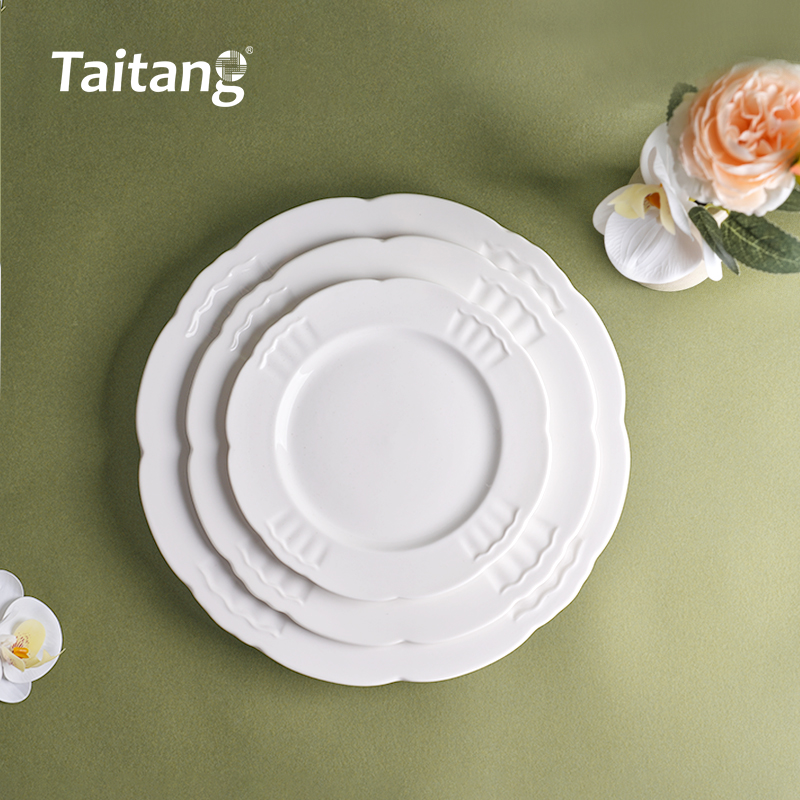 皇冠白瓷-7/8/10/12"平盘