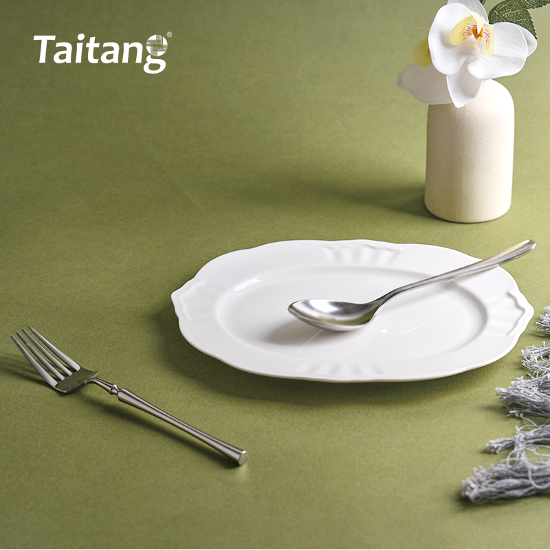 皇冠白瓷-10/12/14"旦形碟