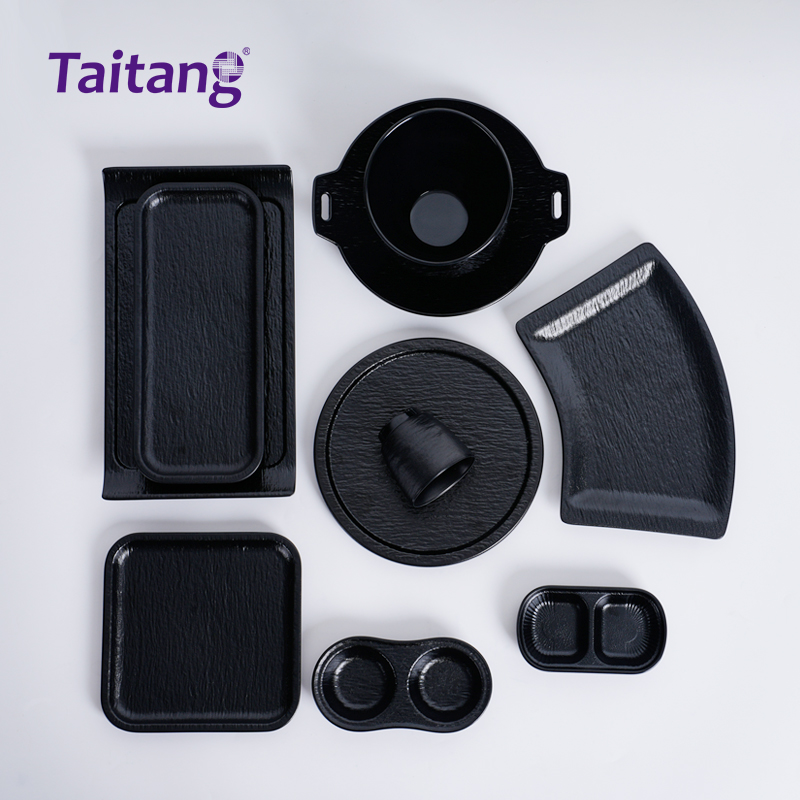 黑石纹-10/13/15”翘脚盘