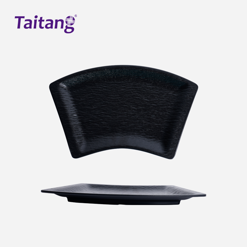 黑石纹-12/14"扇形盘 黑石纹-12/14"扇形盘